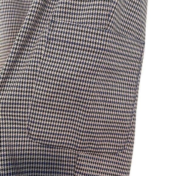 Susan Graver houndstooth stretch waist adjustable cuff cargo pocket pants SP - Picture 5 of 12